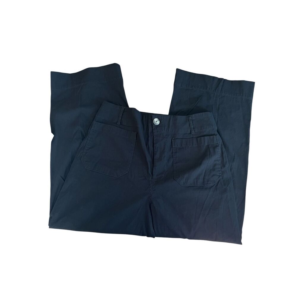 Anthropologie Maeve The Colette Wide Leg Pants Black Size 30 Trouser - Picture 2 of 6
